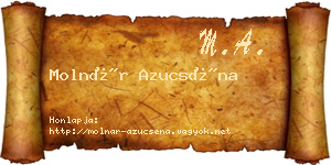 Molnár Azucséna névjegykártya